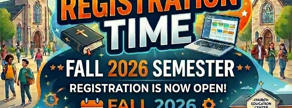Class registration announcement for Fall 2024 semester with opening and deadline dates